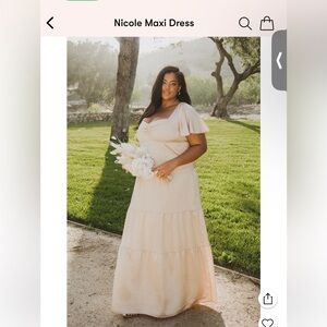 Show Me Your Mumu Bridesmaid dress - Champagne Luxe Satin